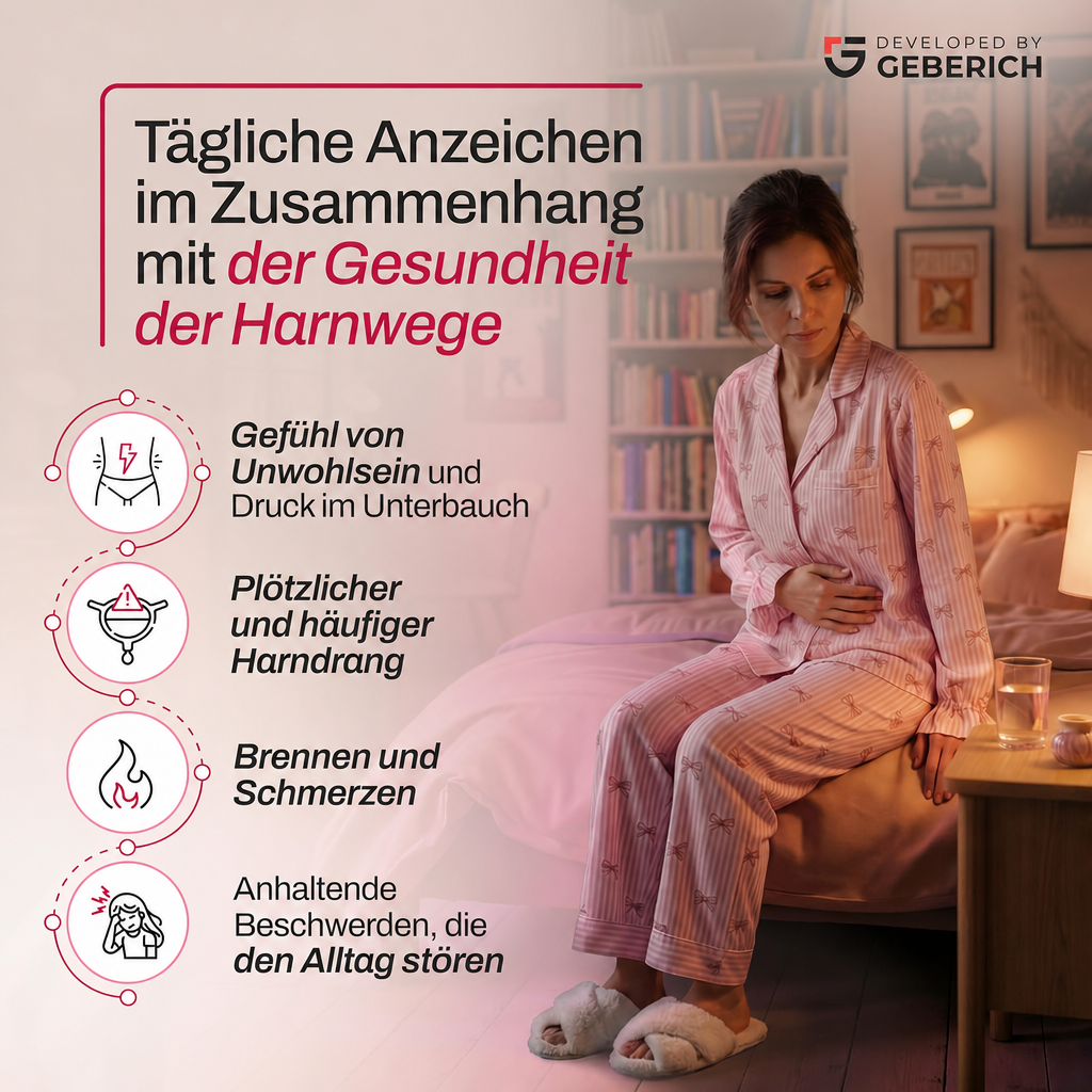 Häufige Beschwerden bei Blasenentzündung